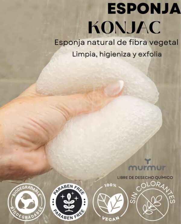 MURMUR Esponja Konjac - Imagen 4